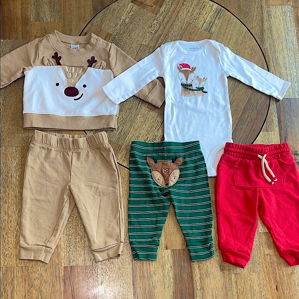 Carter's Festive Baby‎ Sets with Reindeer